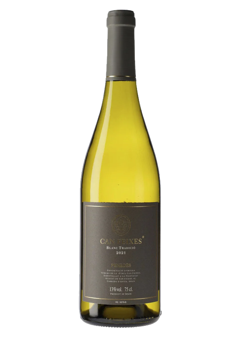 Ampolla de Can Feixes Blanc Tradició, vi blanc DO Penedès