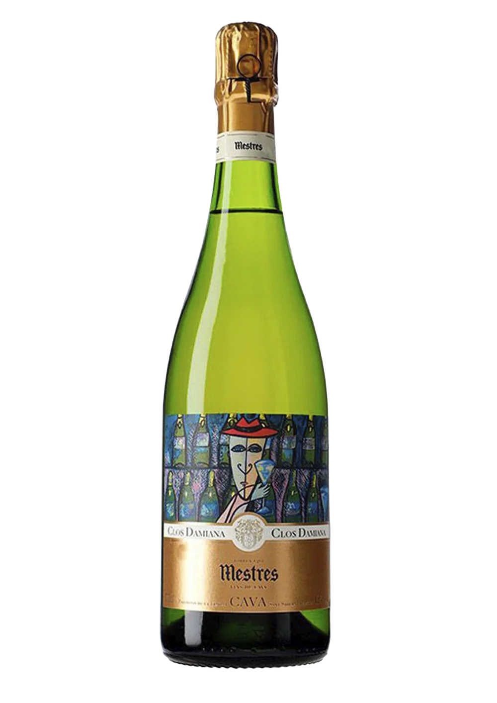 Bouteille de Clos Damiana 2013, vin effervescent DO Cava du domaine Mestres