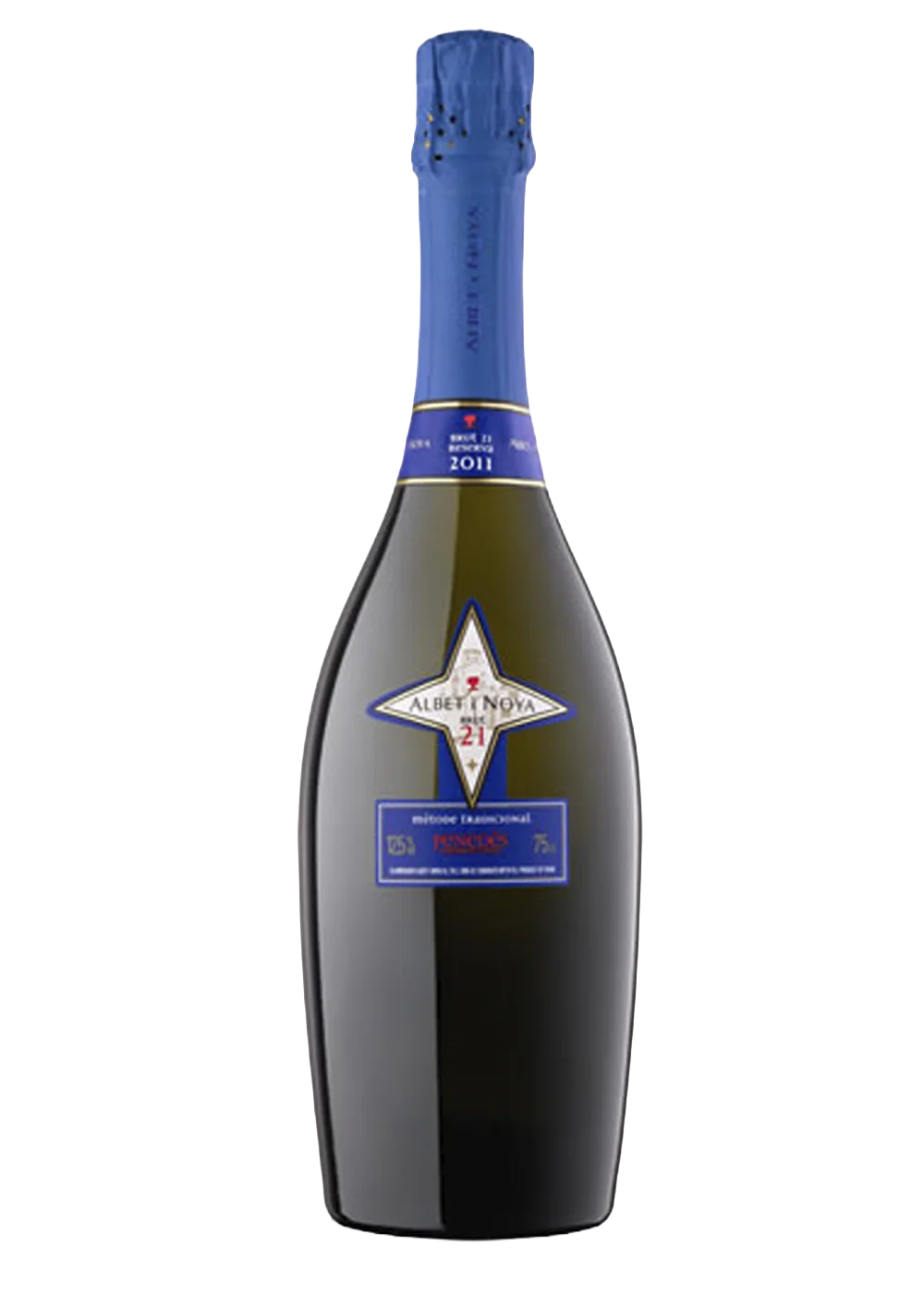 Ampolla de Brut 21, vi escumós DO Clàssic Penedès del celler Albet i Noya