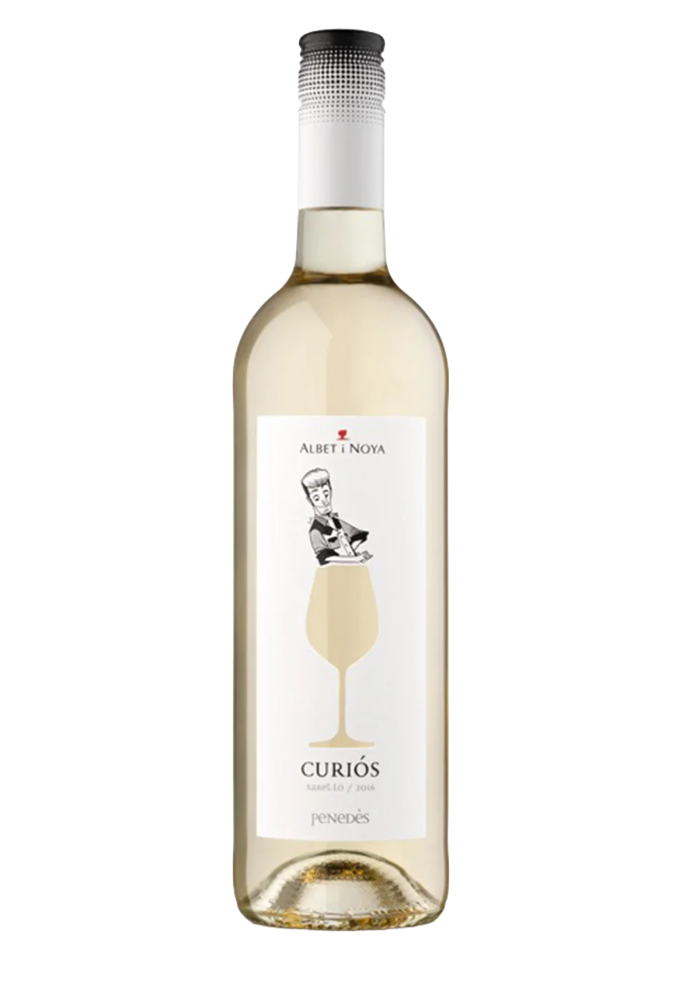 Ampolla de Curiós Xarel·lo, vi blanc DO Penedès del celler Albet i Noya