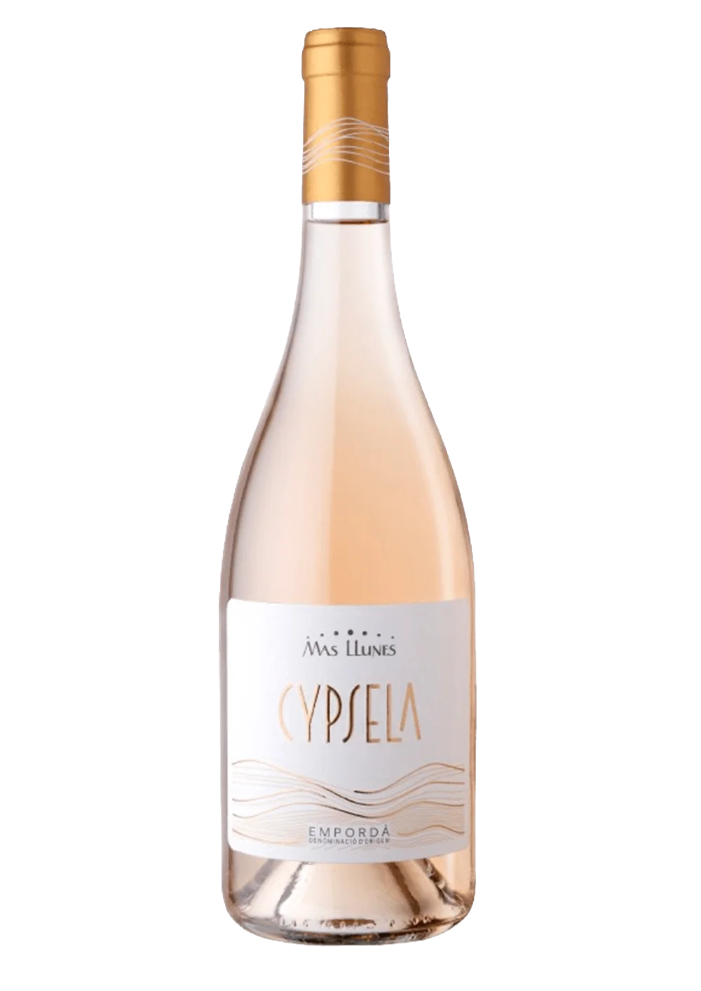 Ampolla de Cypsela, vi rosat DO Empordà del celler Mas Llunes