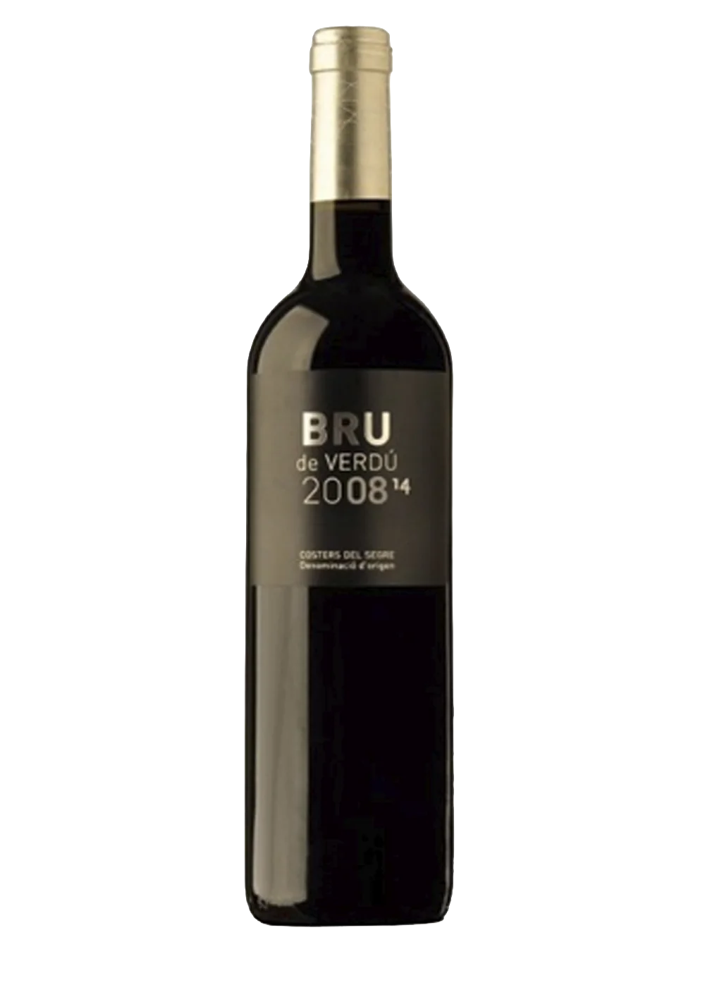 Ampolla de Brú de Verdú 2008, vi negre DO Costers del Segre del celler Cercavins