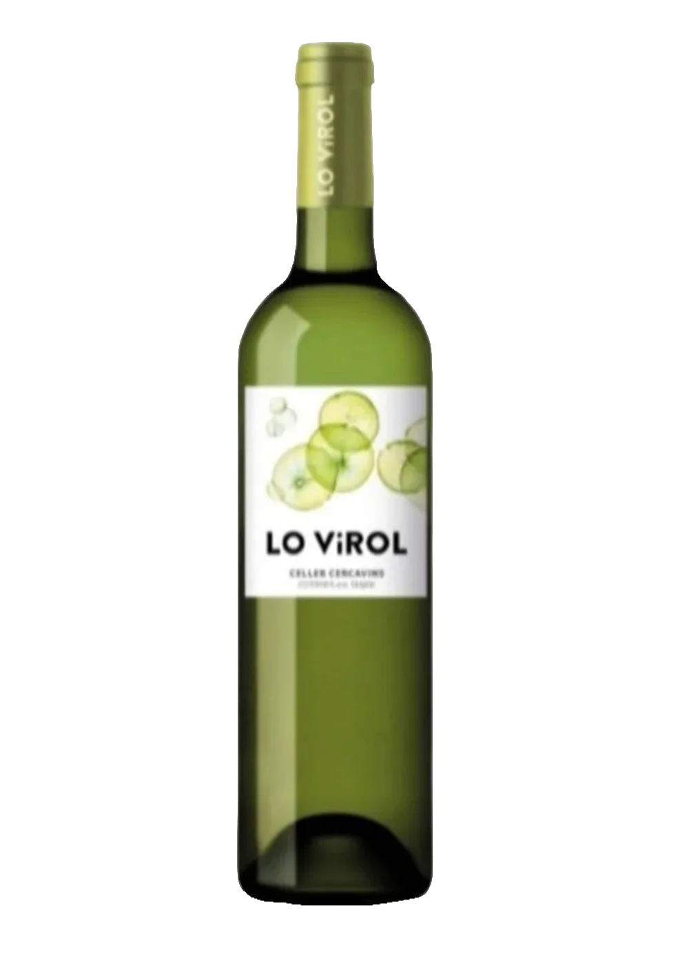 Botella de Lo Virol Blanc, vino blanco DO Costers del Segre de la bodega Cercavins