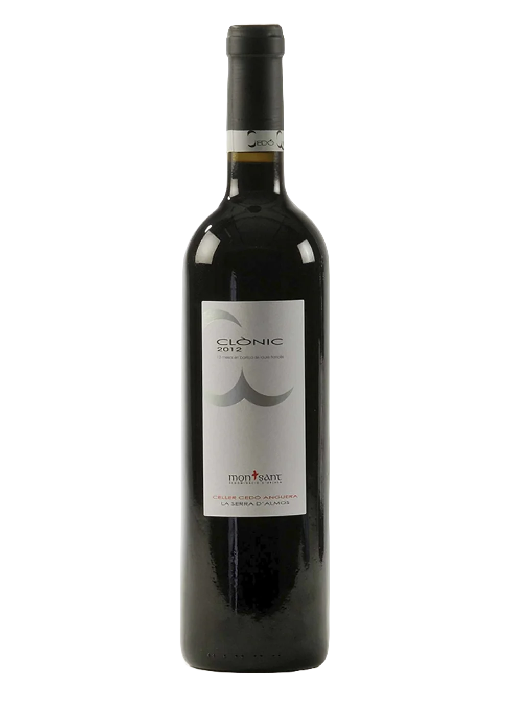 Ampolla de Clònic, vi negre DO Montsant del celler Cedó Anguera