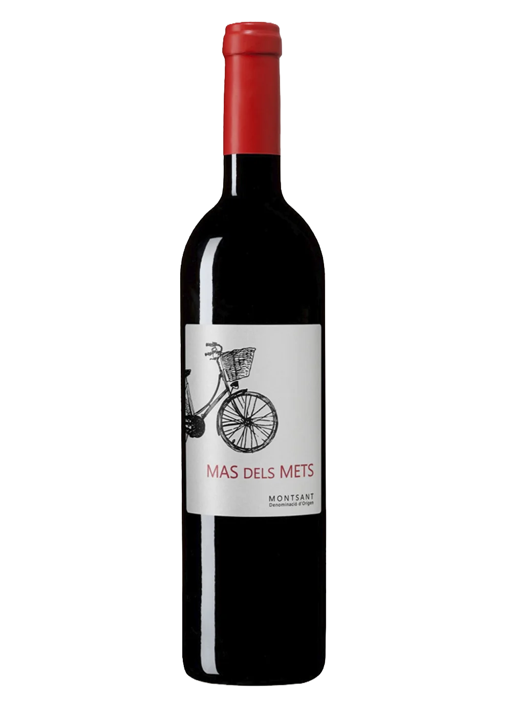 Ampolla de Mas dels Mets Negre, vi negre DO Montsant del celler Cellers Unió