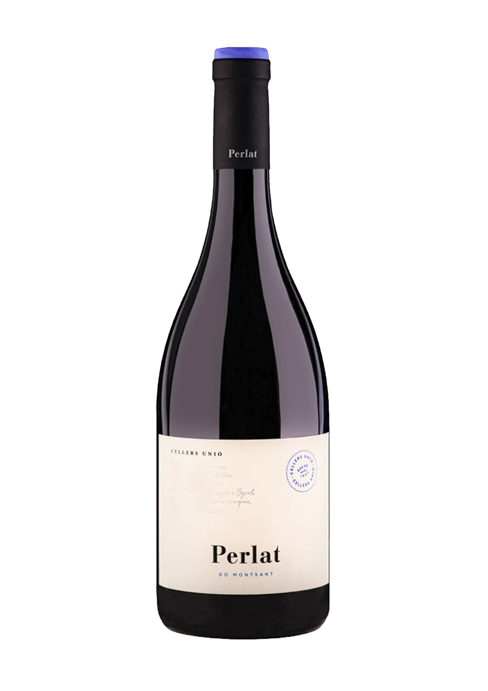 Ampolla de Perlat, vi negre DO Montsant del celler Cellers Unió