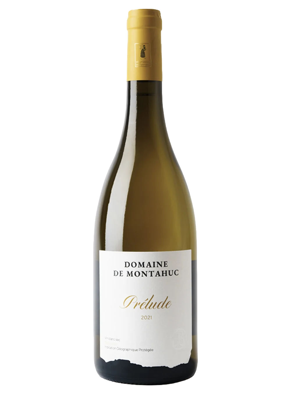 Botella de Prelude, vino rosado AOP Minervois de la bodega Domaine de Montahuc