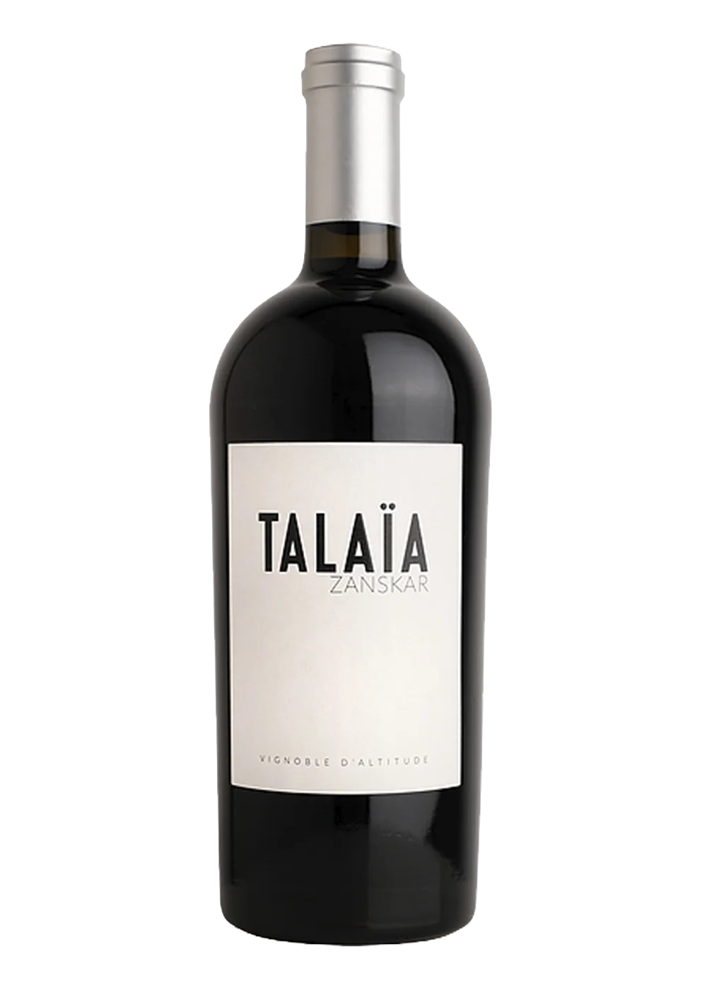 Botella de Talaïa Zanskar, vino tinto AOP Côtes du Roussillon de la bodega Mas Talaïa