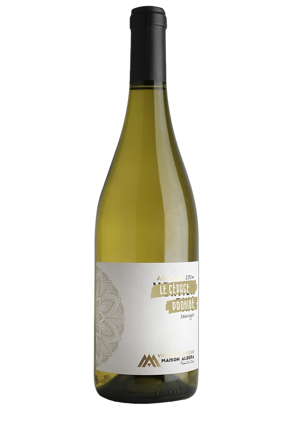 Bouteille de Vermentino Sauvage, vin blanc IGP Côtes Catalanes du domaine Maison Albera