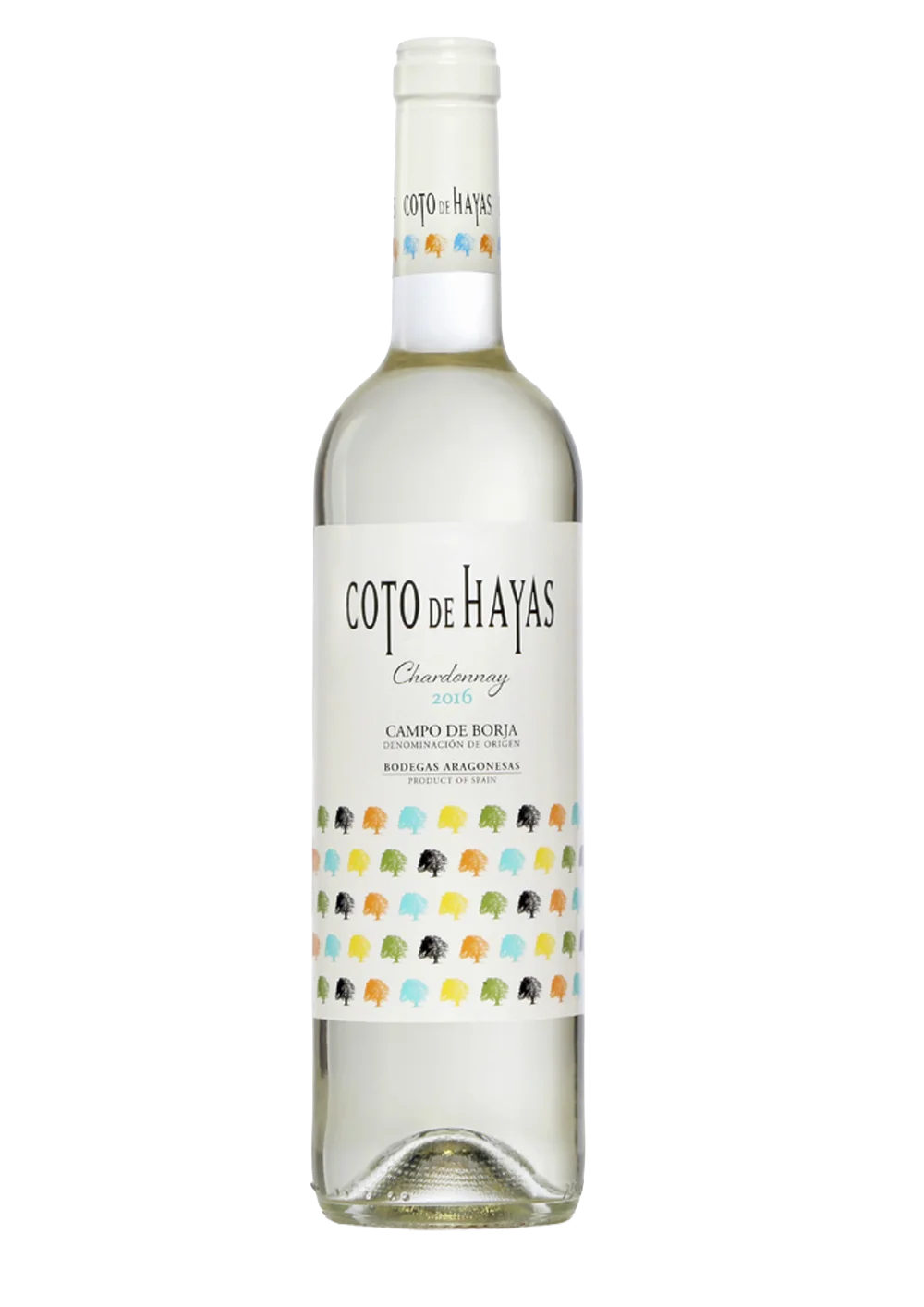 Ampolla de Coto de Hayas Chardonnay, vi blanc DO Campo de Borja del celler Bodegas Aragonesas