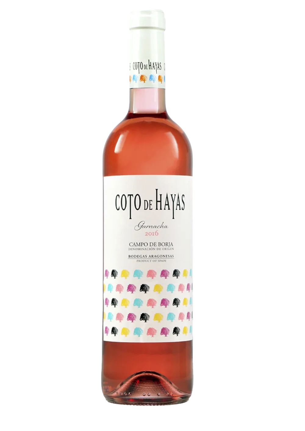 Ampolla de Coto de Hayas Rosat Jove, vi rosat DO Campo de Borja del celler Bodegas Aragonesas