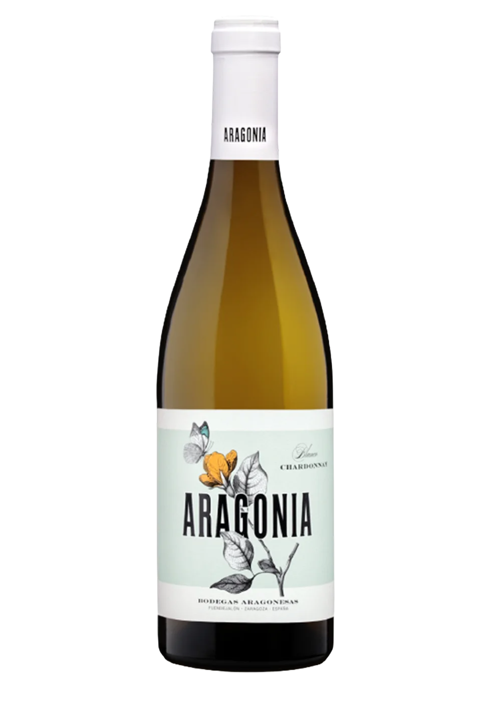 Ampolla d’Aragonia Chardonnay, vi blanc DO Campo de Borja del celler Bodegas Aragonesas