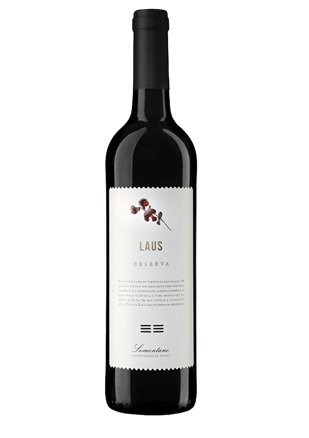 Ampolla de Laus Reserva, vi negre DO Somontano