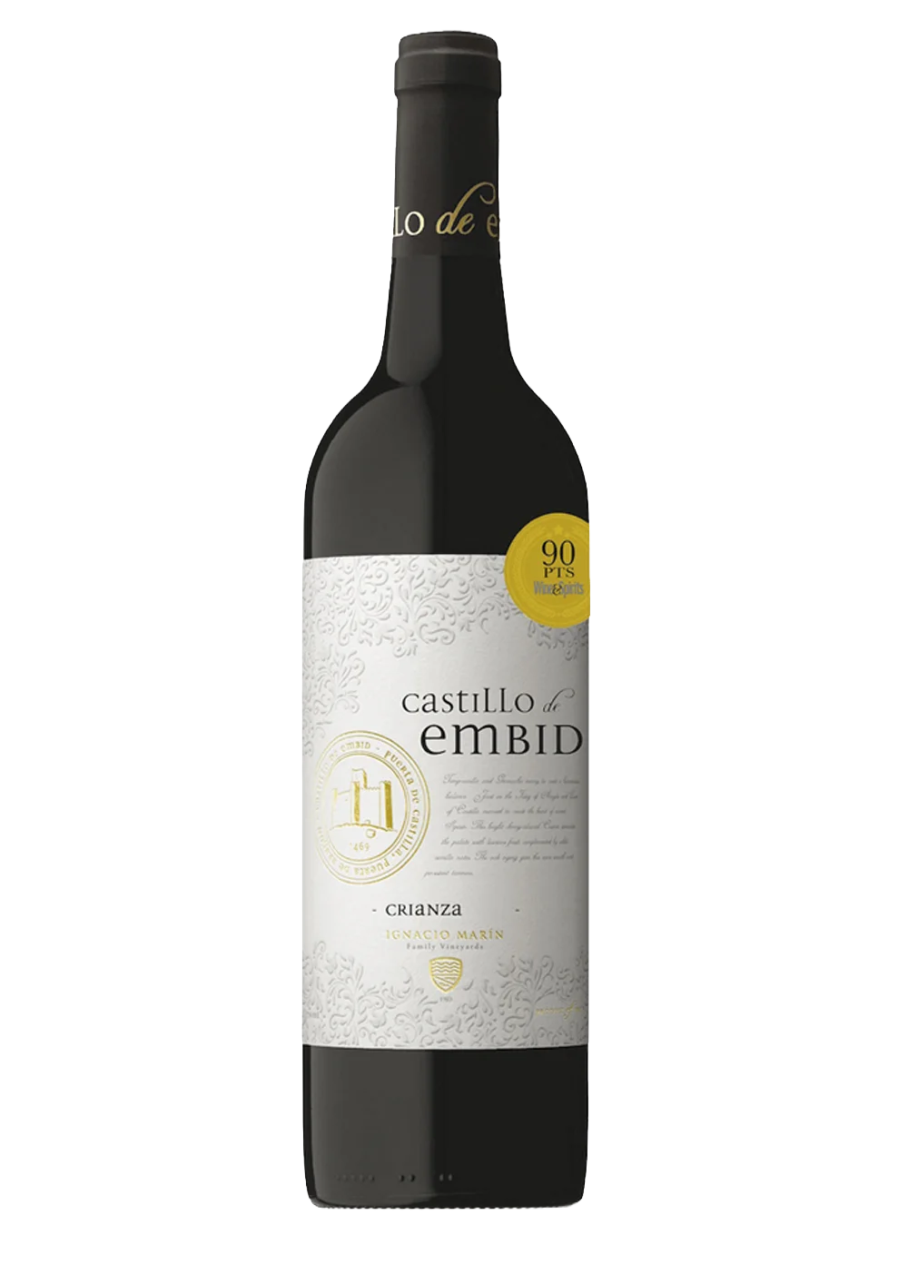 Bouteille de Castillo de Embid Crianza, vin rouge DO Cariñena du domaine Luis Marín