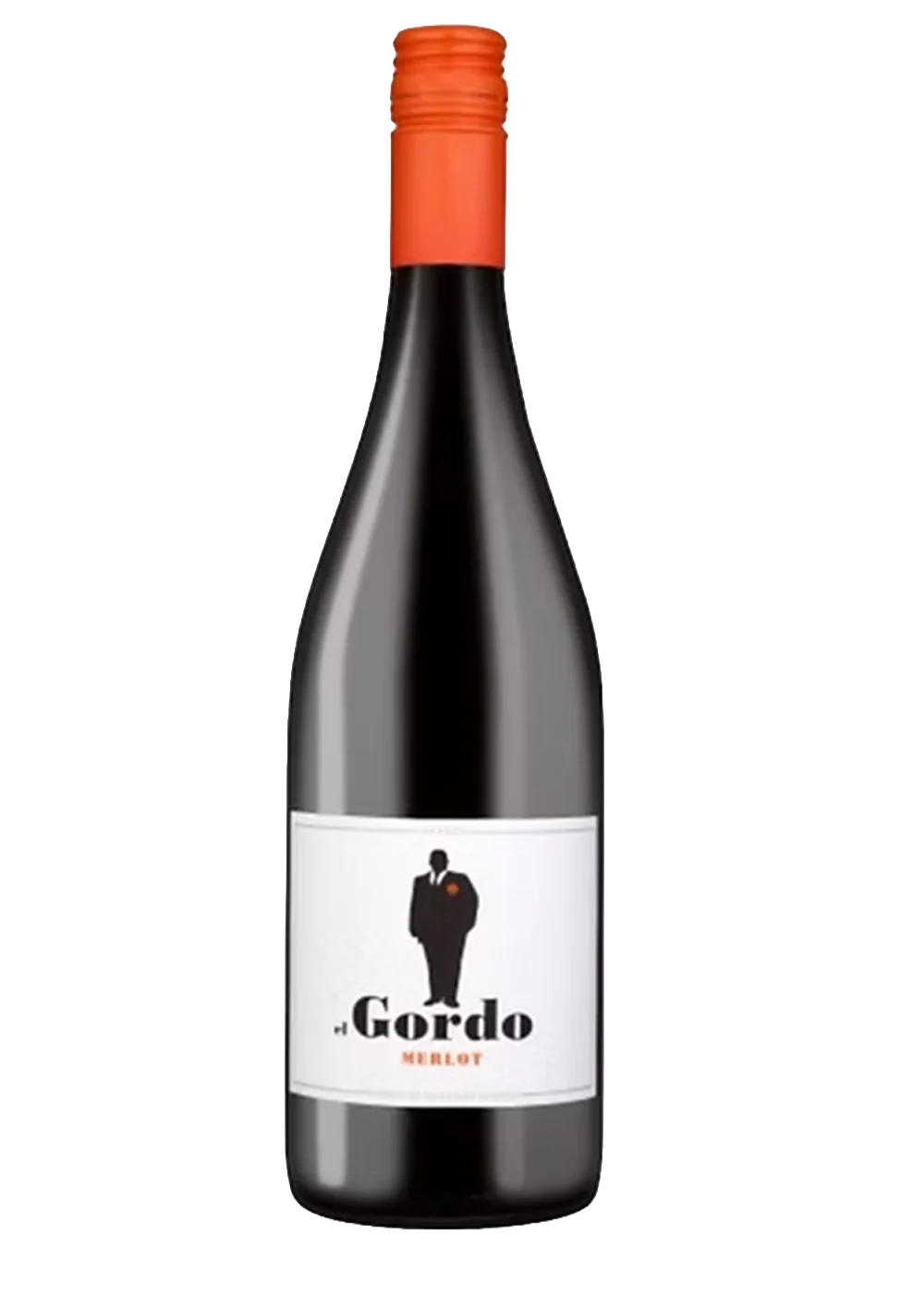 Bottle of El Gordo Merlot, red wine DO Cariñena from Luis Marín