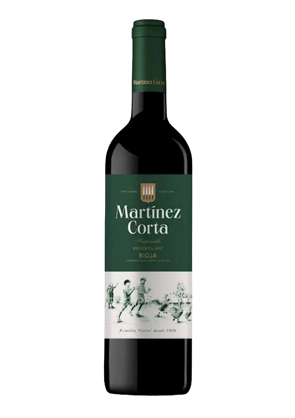 Bottle of Martínez Corta Reserva, red wine DOCa Rioja
