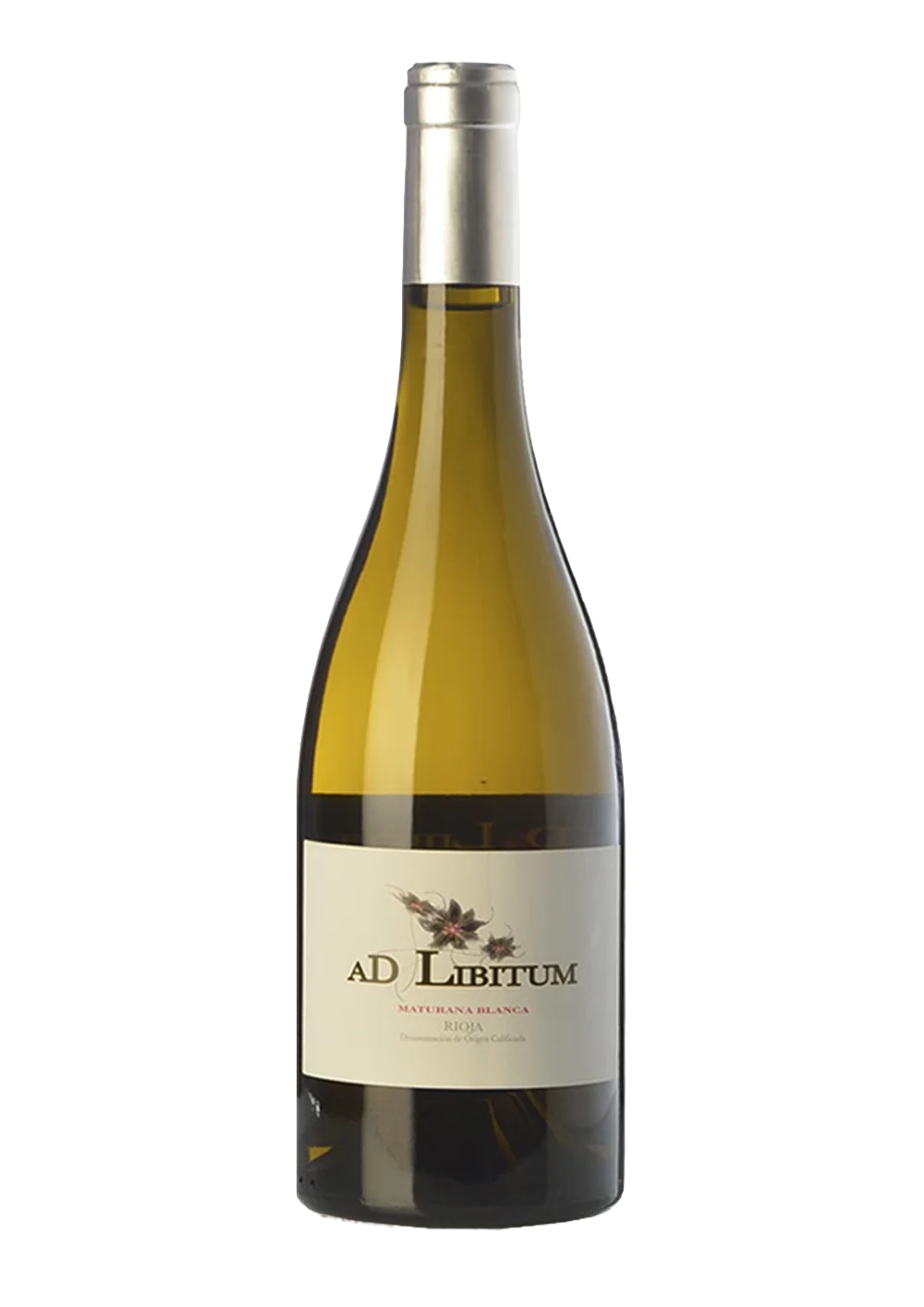 Botella de Ad Libitum Maturana Blanca, vino blanco DOCa Rioja de la bodega Juan Carlos Sancha