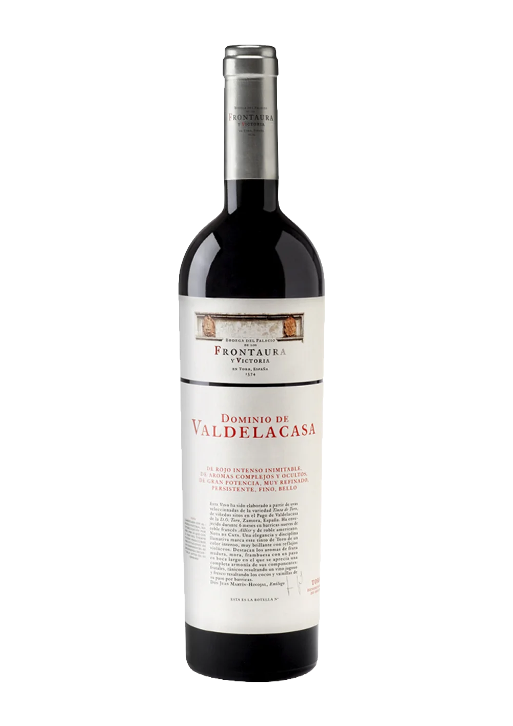 Bouteille de Dominio de Valdelacasa, vin rouge DO Toro du domaine Frontaura