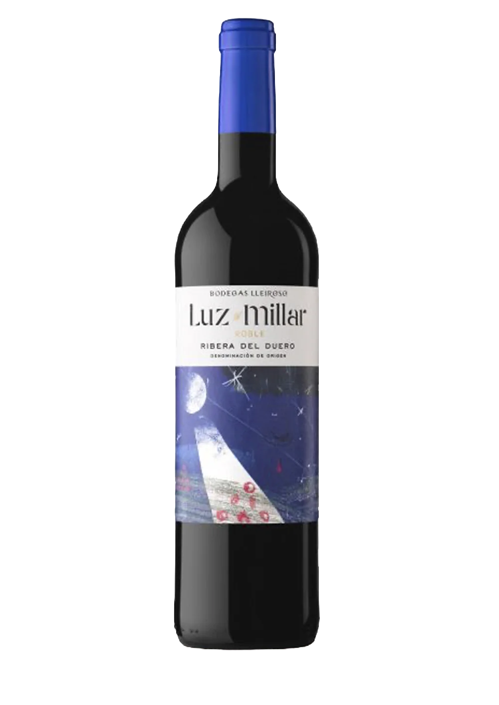 Ampolla de Lleiroso Luz Millar, vi negre DO Ribera del Duero
