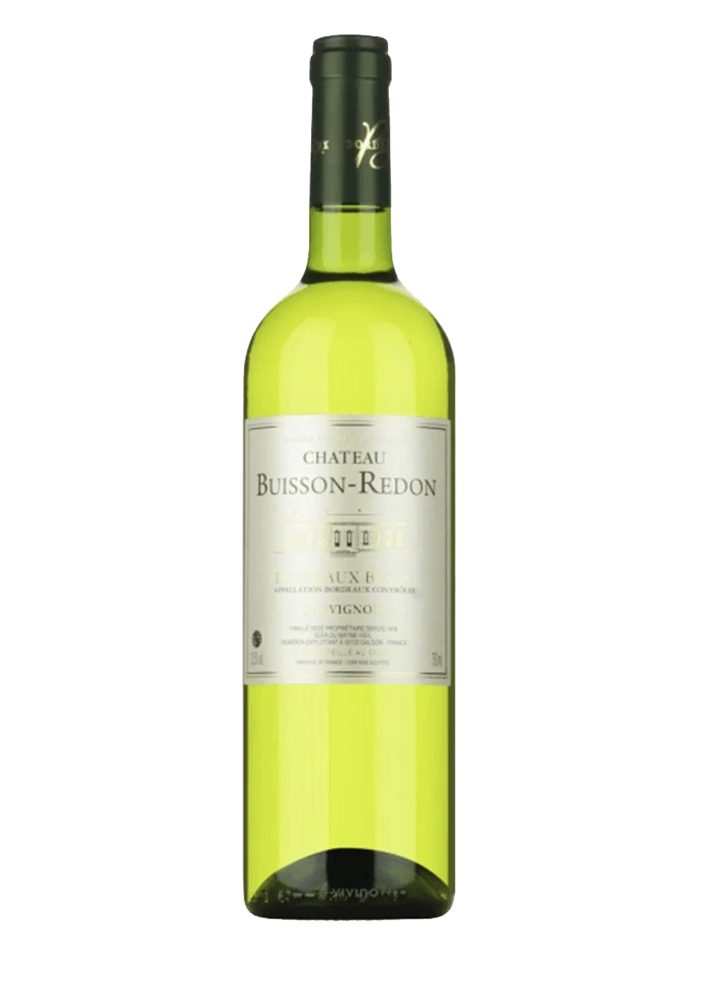 Ampolla de Château Buisson-Redon Blanc, vi blanc AOC Bordeaux