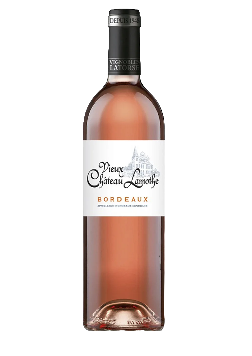 Ampolla de Vieux Château de Lamothe Rosé, vi rosat AOC Bordeaux