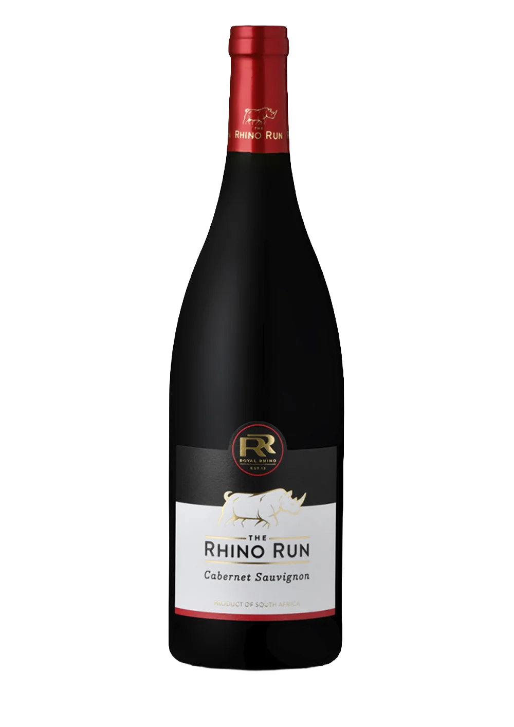 Ampolla de The Rhino Run, vi negre WO Robertson Valley